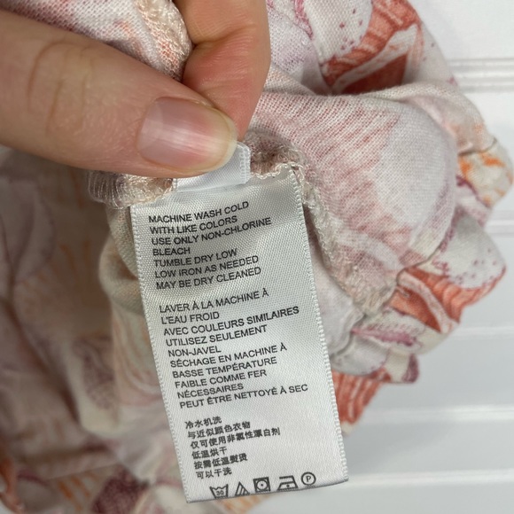 Urban Outfitters Seashell Pattern Linen Slouchy High-Waisted Shorts M Juniors - Picture 4 of 11